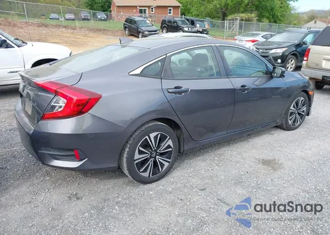 2018 Honda Civic Ex-L z USA, uszkodzony, nr VIN JHMFC1F76JX025214